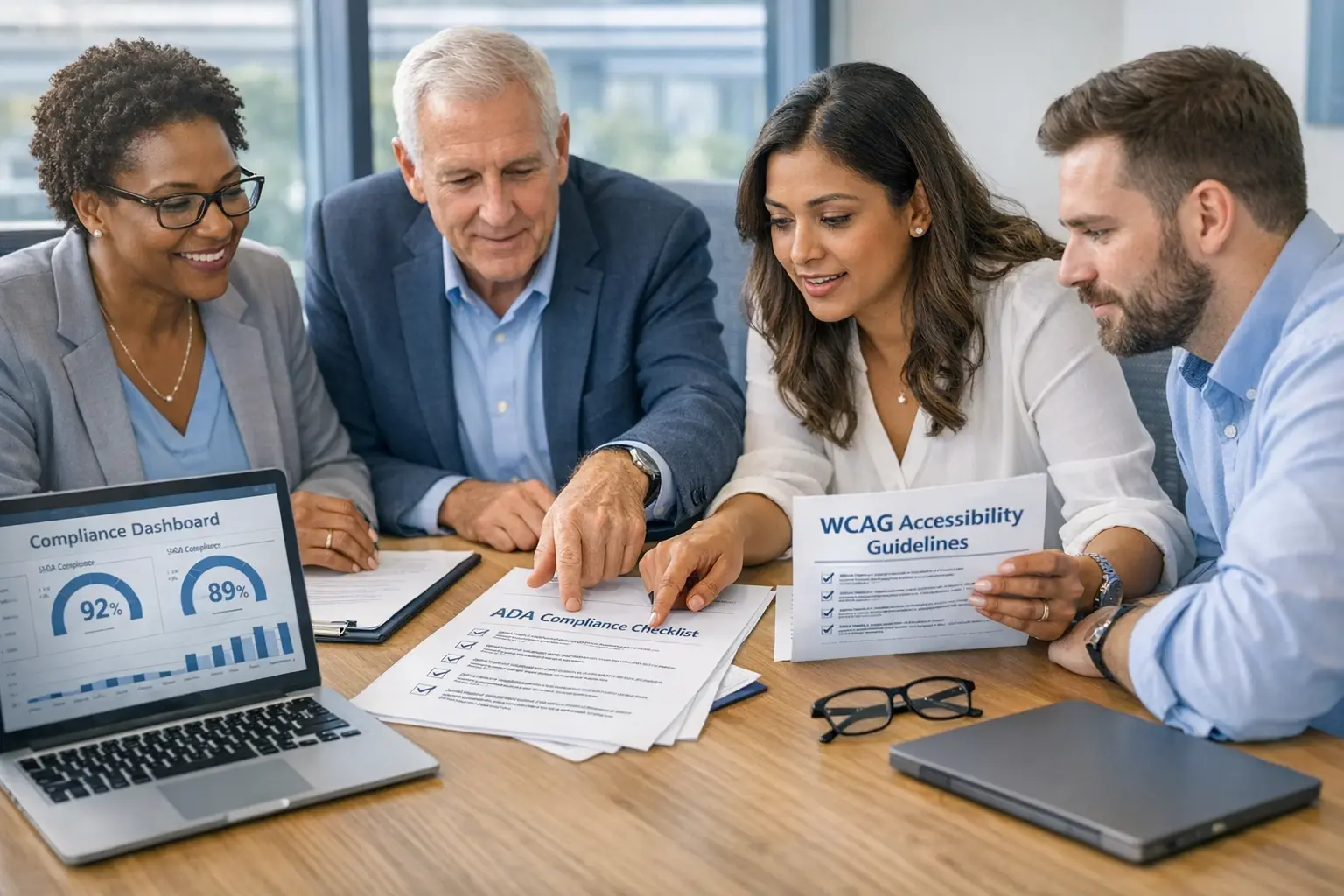 Ensuring legal compliance: A committed HR team actively collaborates on accessibility and ADA compliance for AI-powered interviews.